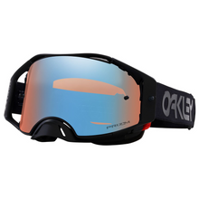 OAKLEY AIRBRAKE MX GOGGLES WITH PRIZM SAPPHIRE LENS B1B BLACKOUT STRAP