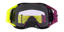 OAKLEY AIRBRAKE MX RETINA PURPLE VIPER ROOM STRAP GOGGLES WITH PRIZM MX LOW LIGHT LENS