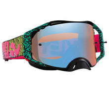 OAKLEY AIRBRAKE BENGAL VENOM GOGGLES WITH PRIZM SAPPHIRE LENS