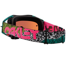 OAKLEY AIRBRAKE BENGAL VENOM GOGGLES WITH PRIZM SAPPHIRE LENS