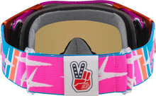 OAKLEY AIRBRAKE TROY LEE DESIGNS SPEED STARS GOGGLES WITH BLACK ICE IRIDIUM LENS