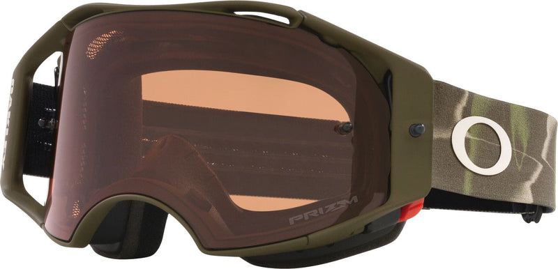 OAKLEY AIRBRAKE MTB DARK BRUSH CAMO GOGGLES WITH PRIZM MX BRONZE LENS