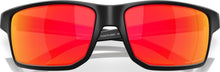 OAKLEY GIBSTON XL MATT BLACK INK FRAME SUNGLASSES WITH PRIZM RUBY POLARISED LENS