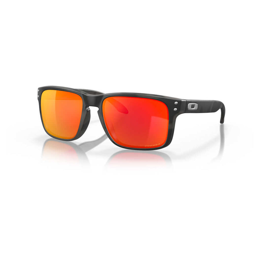 OAKLEY SUNGLASSES HOLBROOK XXL - MATT BLACK CAMO - PRIZM RUBY LENS