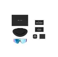 OAKLEY META VANGUARD GLASSES - WHITE PRIZM SAPPHIRE