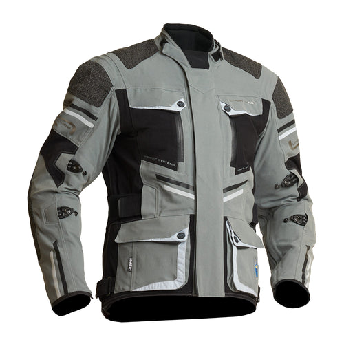 LINDSTRANDS SUNNE TEXTILE JACKET GREY-BLACK
