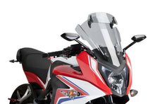 PUIG TOURING SCREEN WITH VISOR TO SUIT HONDA CB650F (2014 - 2018) - SMOKE