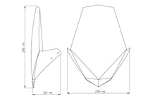 PUIG NEW GENERATION SPORT SCREEN TO SUIT HONDA CB300F (2015 - 2016) - BLACK
