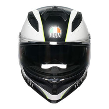 AGV K7 SUPER 46 FULL FACE HELMET - WHITE/BLACK