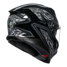 AGV K7 DAMASCUS FULL FACE HELMET - BLACK/SILVER