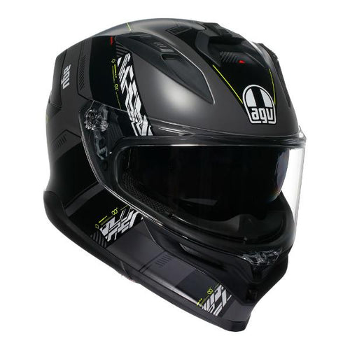 AGV K7 KYBER FULL FACE HELMET - MATT GREY/FLUORO YELLOW