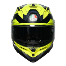 AGV K7 GLIMPSE FULL FACE HELMET - BLACK/FLUORO YELLOW