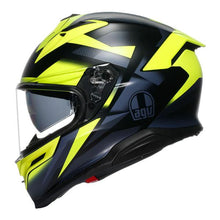AGV K7 GLIMPSE FULL FACE HELMET - BLACK/FLUORO YELLOW