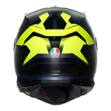 AGV K7 GLIMPSE FULL FACE HELMET - BLACK/FLUORO YELLOW