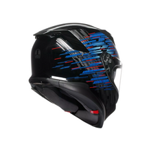 AGV K7 GENISYS FULL FACE HELMET - BLACK/BLUE/GREY