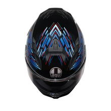 AGV K7 GENISYS FULL FACE HELMET - BLACK/BLUE/GREY