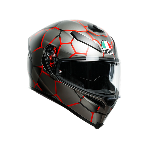 AGV K5 S VULCANUM RED HELMET