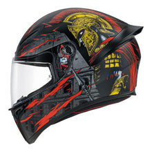 AGV K1 S GLADIATOR HELMET - MATT BLACK/GOLD/RED