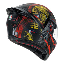AGV K1 S GLADIATOR HELMET - MATT BLACK/GOLD/RED