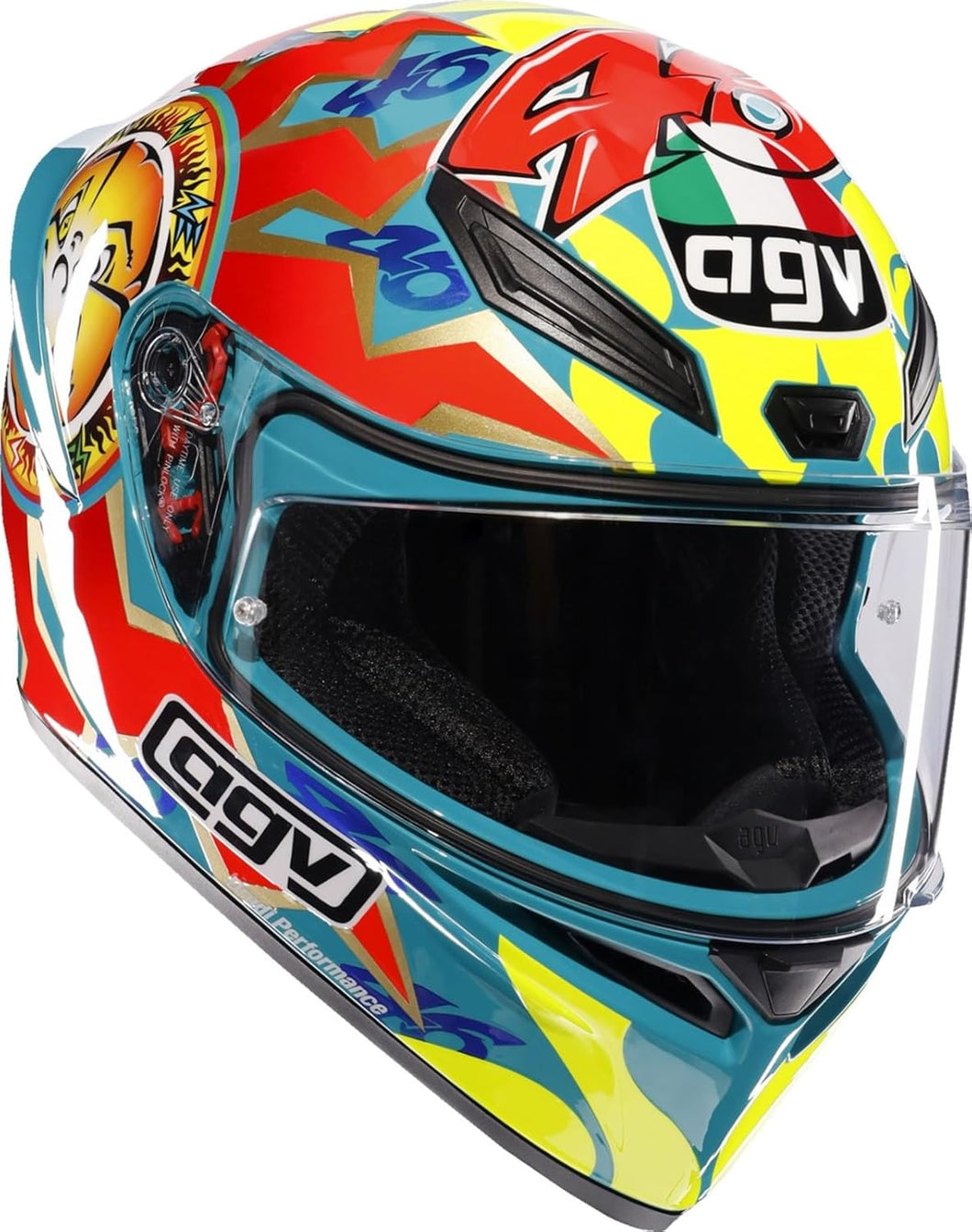 AGV K1 S ROSSI MUGELLO 1999 HELMET