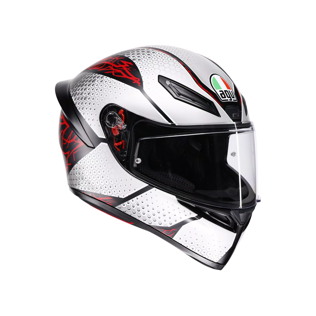 AGV K1 S SPEEDARMOR HELMET - MATT BLACK/GREY/RED