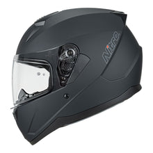 NITRO N670 FULL FACE SATIN HELMET - BLACK (SIZE: SMALL)