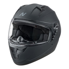 NITRO N670 FULL FACE SATIN HELMET - BLACK (SIZE: SMALL)