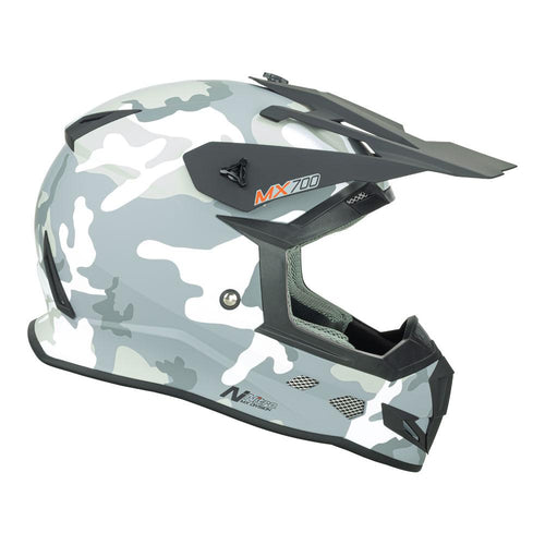 NITRO MX700 MOTOCROSS HELMET MATTE CAMO/WHITE