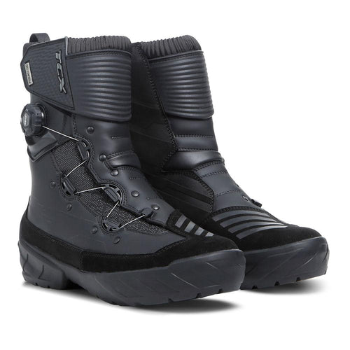 TCX INFINITY 3 MID WATERPROOF MOTORCYCLE BOOTS BLACK