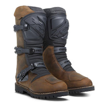 TCX DRIFTER WATERPROOF VINTAGE MOTOCROSS BOOTS BROWN