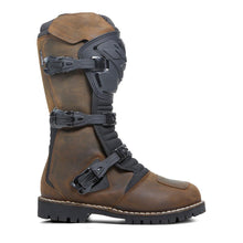 TCX DRIFTER WATERPROOF VINTAGE MOTOCROSS BOOTS BROWN