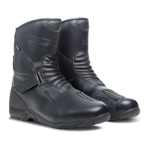 TCX HUB WATERPROOF MOTORCYCLE BOOTS BLACK