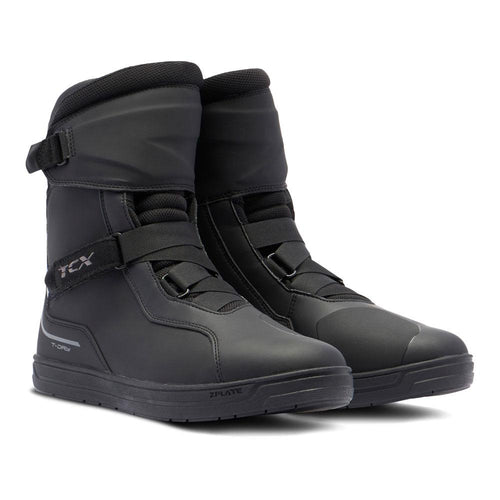 TCX TOURSTEP WATERPROOF MOTORCYCLE BOOTS BLACK