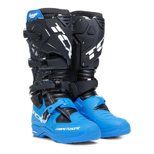 TCX COMP EVO 2 MICHELIN® MOTOCROSS BOOTS BLACK/BLUE