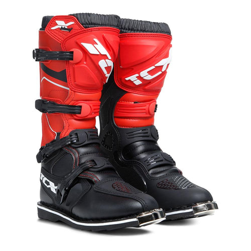 TCX X-BLAST MOTOCROSS BOOTS BLACK/RED