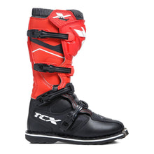 TCX X-BLAST MOTOCROSS BOOTS BLACK/RED