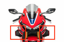 PUIG DOWNFORCE SPORT SPOILER TO SUIT HONDA CBR1000RR FIREBLADE/SP/SP2 2017 - 2019 (RED)