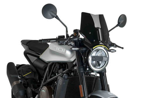 PUIG NEW GENERATION SPORT SCREEN TO SUIT HUSQVARNA VITPILEN 701 2017 - ONWARDS (BLACK)
