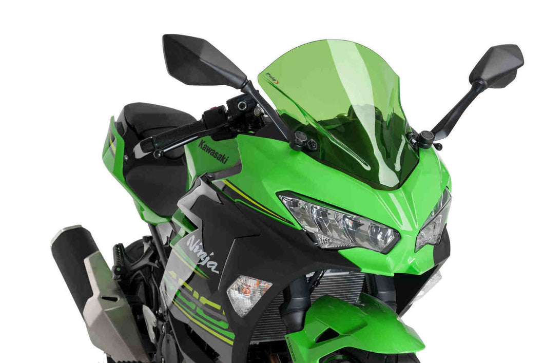 PUIG Z-RACING SCREEN TO SUIT KAWASAKI NINJA 400 2018 - ONWARDS (GREEN)