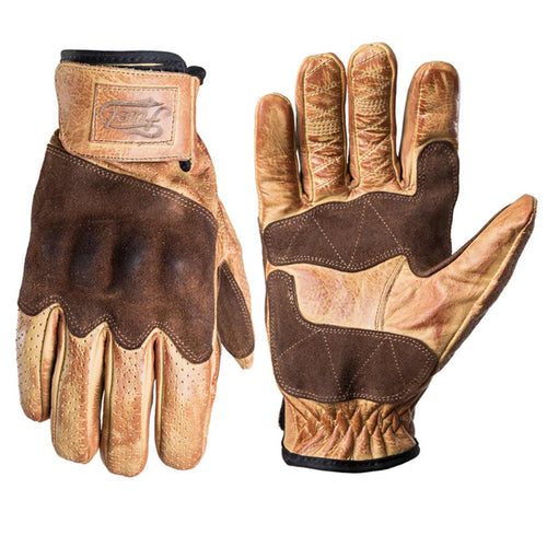 FUEL RODEO MOTORCYCLE GLOVES YELLOW - MEN