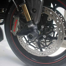OGGY KNOBBS TRIUMPH SPEED TRIPLE 1050 2016-2020 FRONT AXLE SLIDERS