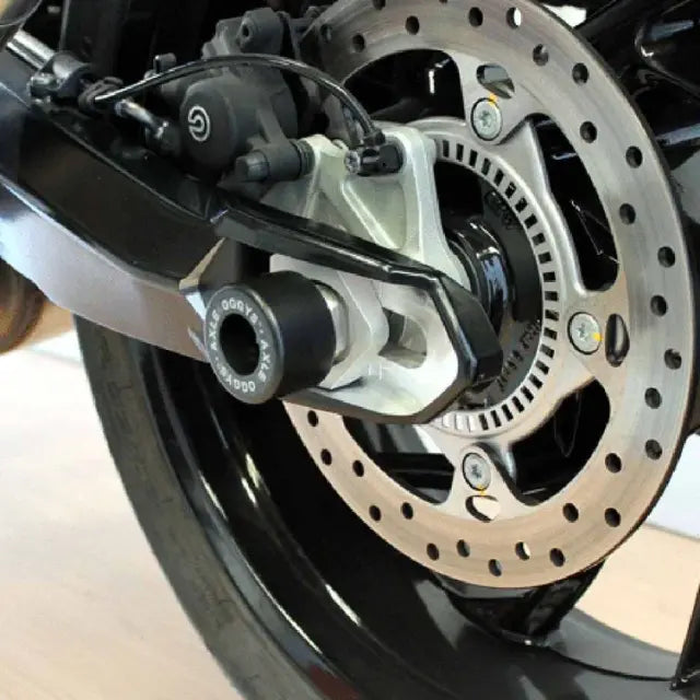 OGGY KNOBBS BMW F 800 R 2009-214/HUSKY NUDA 900 2012-2014 REAR AXLE SLIDER