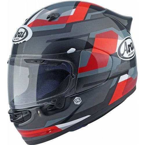 ARAI QUANTIC ABSTRACT RED MOTORCYCLE HELMET