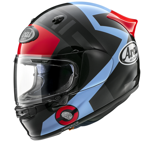 ARAI QUANTIC SPACE BLUE MOTORCYCLE HELMET