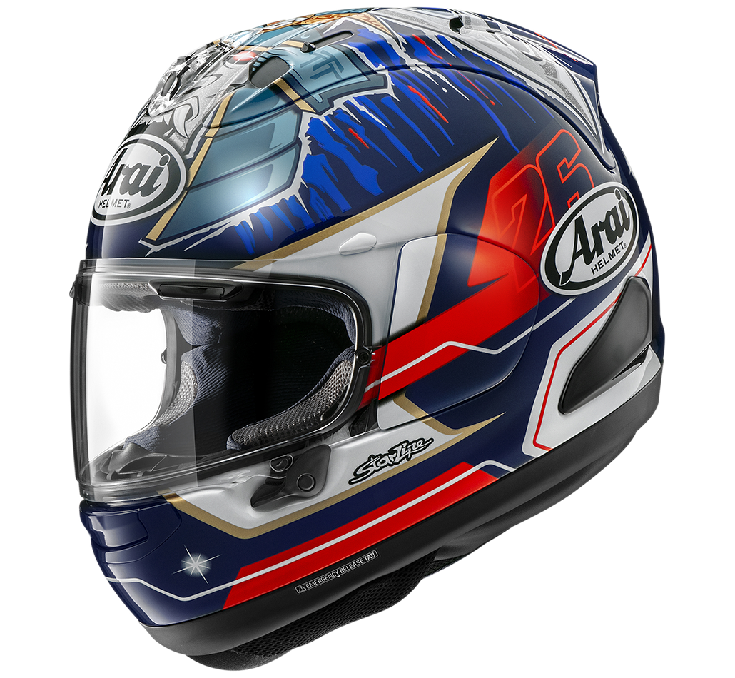 ARAI RX-7V EVO PEDROSA SHOGUN MOTORCYCLE HELMET ARAI RX-7V EVO PEDROSA SHOGUN MOTORCYCLE HELMET