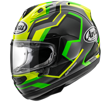 ARAI RX-7V EVO RSW GREEN MOTORCYCLE HELMET