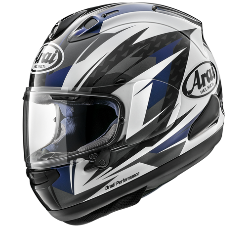 ARAI RX-7V EVO RUSH BLUE MOTORCYCLE HELMET