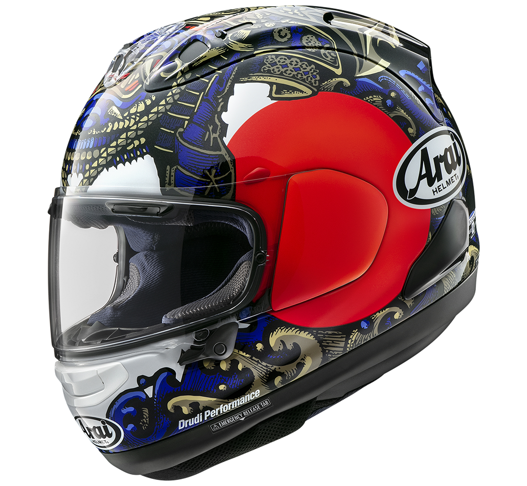 arai dual sport helmet australia ARAI RX-7V EVO SAMURAI MOTORCYCLE HELMET