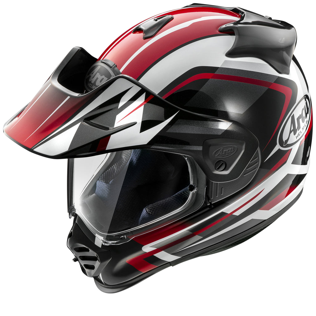 ARAI TOURX5 DISCOVERY RED MOTORCYCLE HELMET