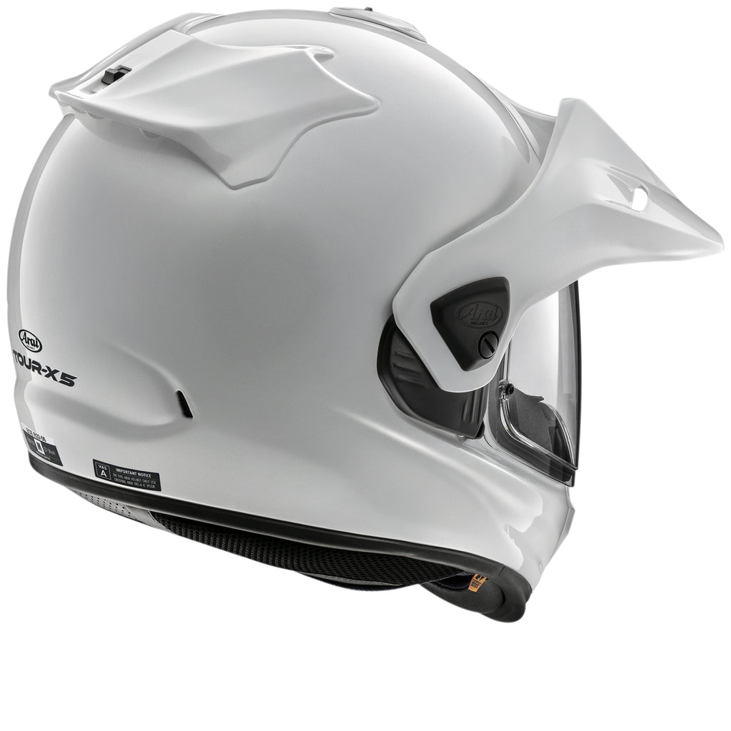 ARAI TOURX5 GLOSS WHITE MOTORCYCLE HELMET